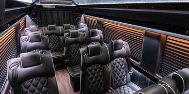 Mercedes Party Bus Interior