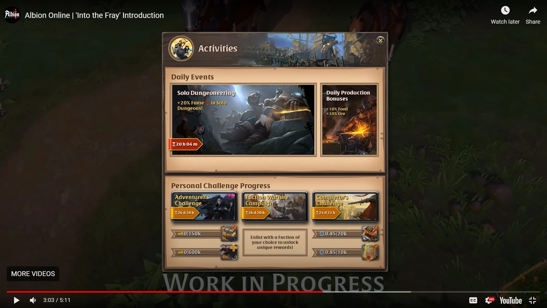 Albion Online, Interface In Game