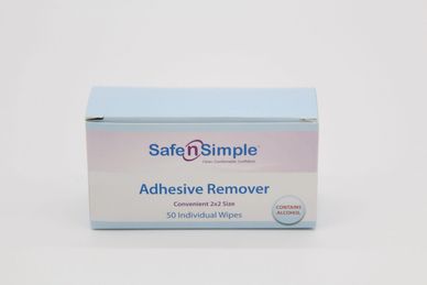 Safe N Simple Adhesive Remover Wipe