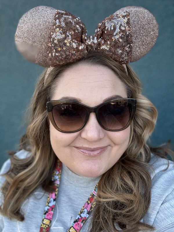 Andrea with Mickey ears