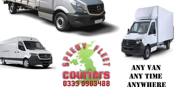 same day deliveries. Couriers in Stoke On Trent vans