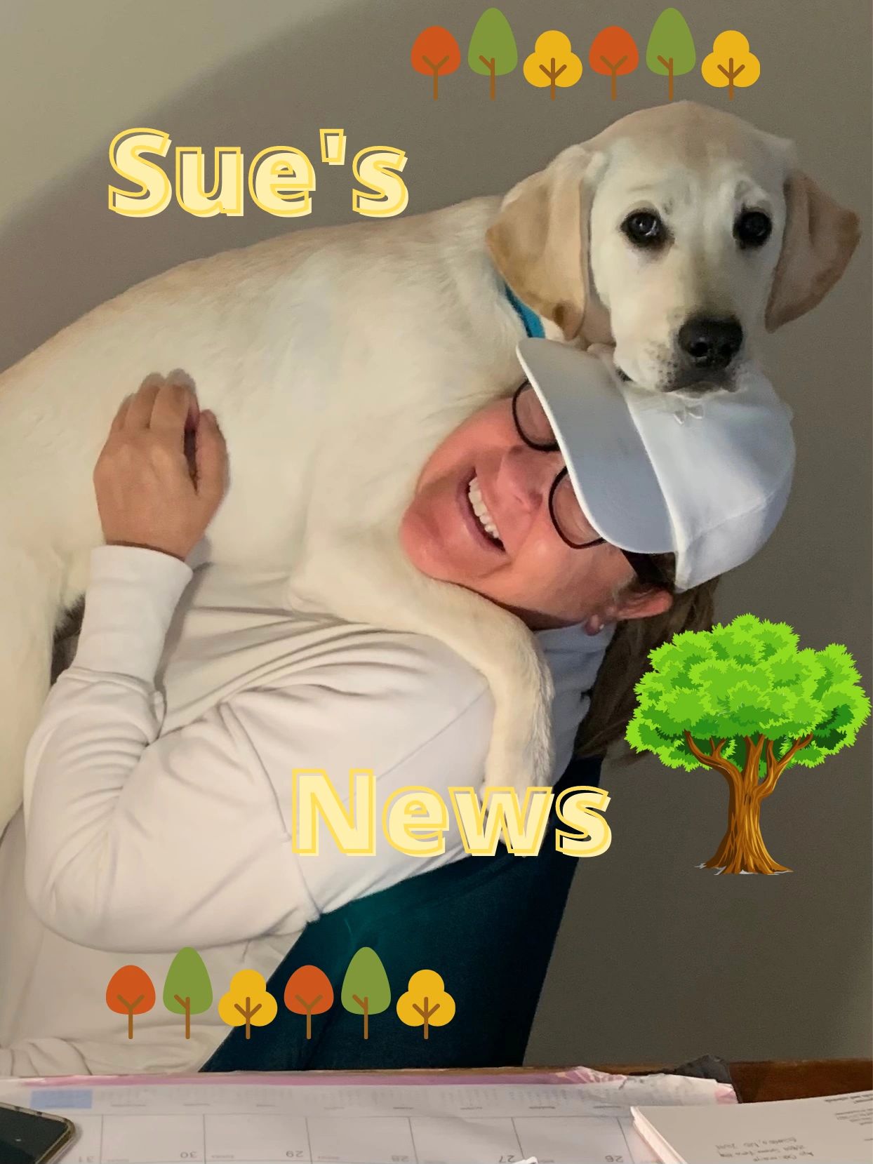 Sue Emmett and Timber introduce Tree Pros blog Sue Emmett and Timber introduce Tree Pros blog