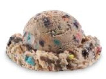 M & M's® Chocolate Candies and Chocolate Sandwich Cookies in Caramel flavored Ice Cream