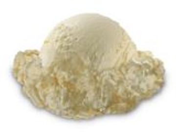 Vanilla flavored Ice Cream