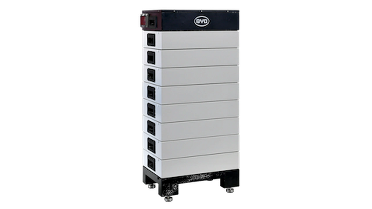 10.2 kWh BYD B-Box HV Battery Storage w/6kW SMA Sunny Boy Storage Inverter