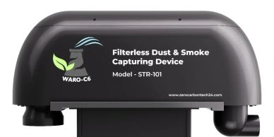 Filterless dust and smoke capturing device WARO-C6.