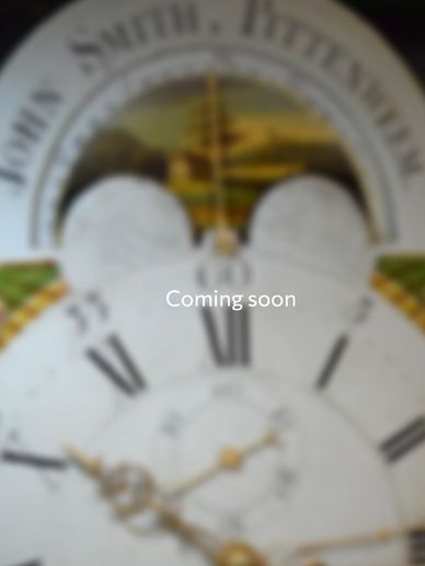 Antique clock by John Smith, Pittenweem