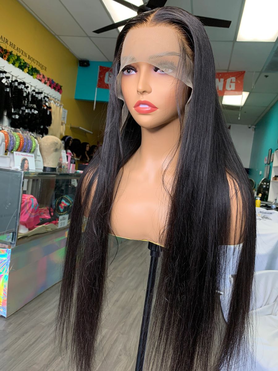 silky straight lace front wigs