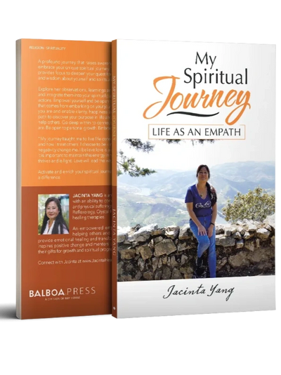 The cover of Jacinta Yang's book 'My Spiritual Journey: Life As An Empath'.
