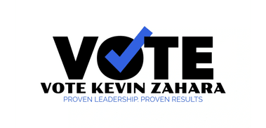RE-ELECT KEVIN ZAHARA FOR MAYOR