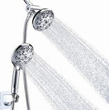 Dual head shower