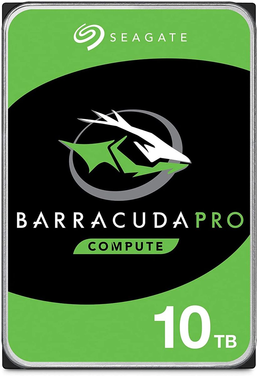 Seagate BarraCuda Pro 10TB Internal Hard Drive Performance HDD – 3.5 Inch  SATA 6 Gb/s 7200
