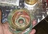 Worn impeller from a sea water pump.