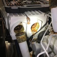 leaking after cooler o-rings, caterpillar diesel engine