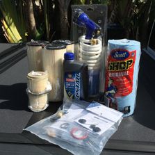 razor fuel filters, motor oil, o-rings, seal kit, hydraulic rebuild kit