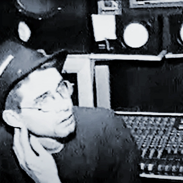 Steve Albini in his Chicago Basement Project Studio, 1989