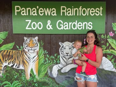 Enjoy some family time visiting the animals at the Pana'ewa Zoo.