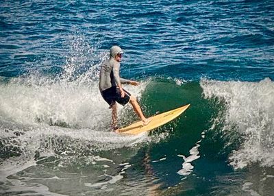 Watching a surfer at Kolehole Gulch Park