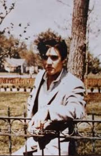 Elvis Presley Backyard of RCA studios Nashville 1956