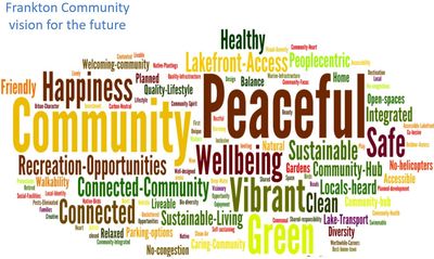 Frankton people self-identify as peaceful, happy, safe and connected