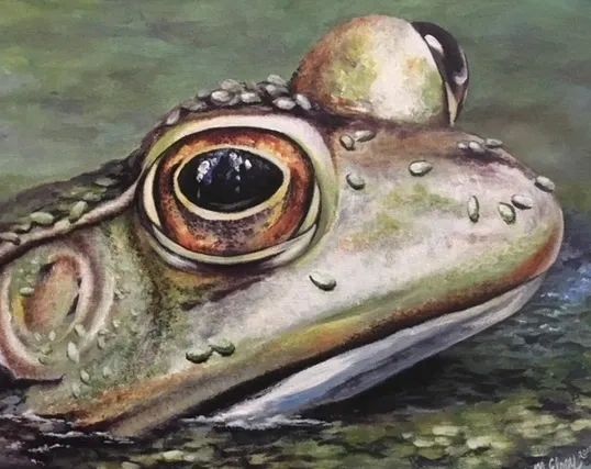 "Jeremiah" Acrylic on 20" x 16" Gallery Canvas