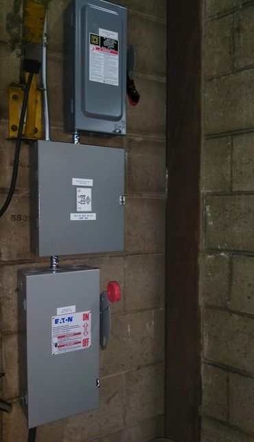 600 volts safety switch installtion