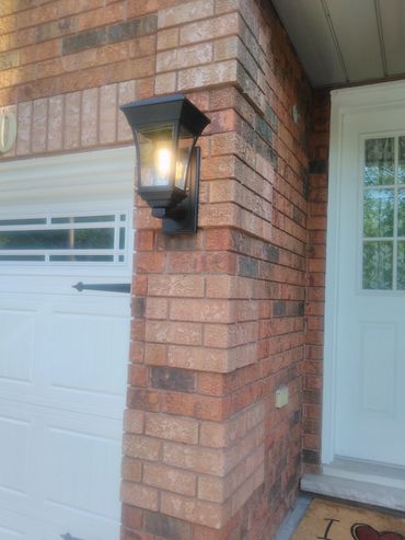 outdoor light installtion