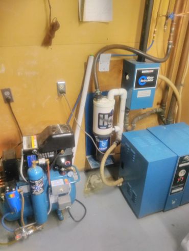dental office suction pump installation and repair