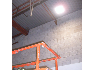 commercial high bay led light fixture installation