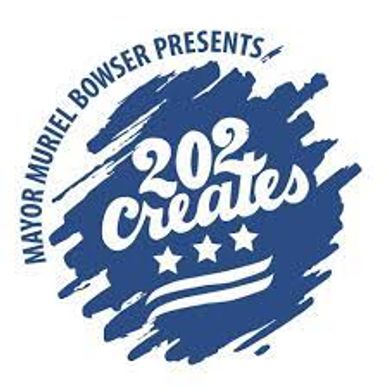 Mayor Muriel Bowser Presents 202 Creates logo