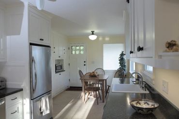 Walls and ceilings were painted after painting these brand new cabinets 