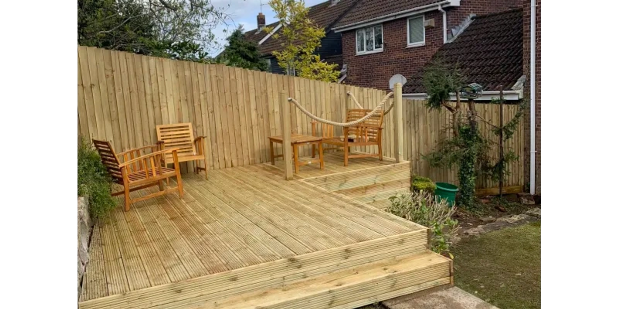 Decking and Fence installation in a house in Canton