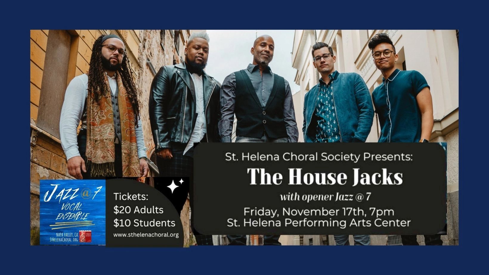 The House Jacks are back! + Jazz@7, St Helena