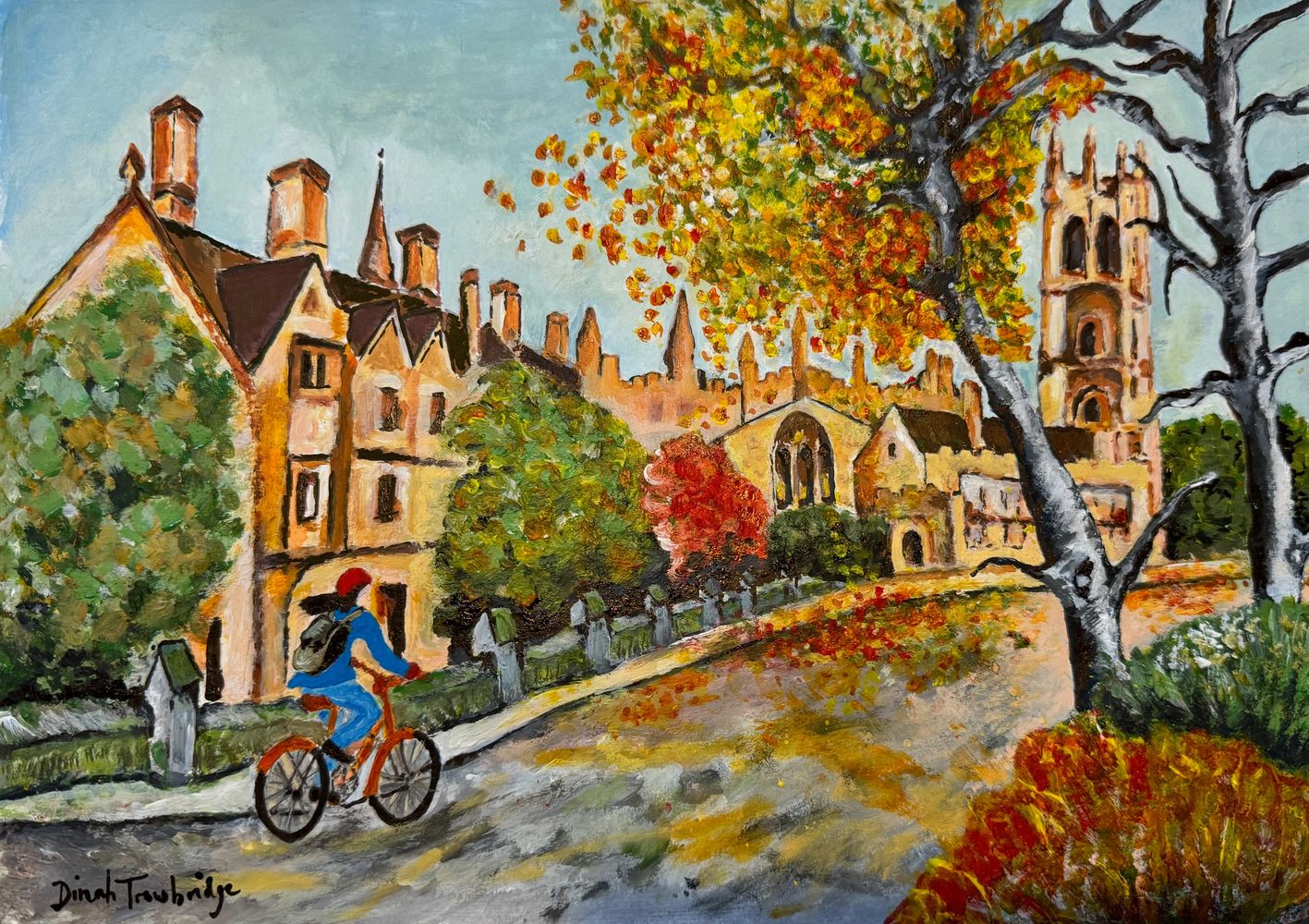 Autumn (The High Street, Oxford)
Gouache on Paper (A4)