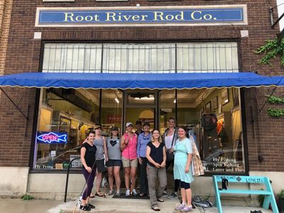 Women's Fly Fishing at Root River Rod Co. Driftless fly fishing. 
