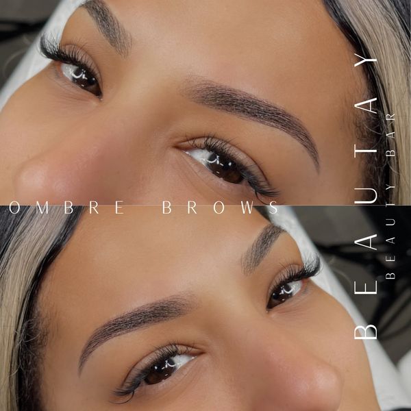 ombre brows microblading lip blush beauty bar