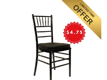 black chiavari chair 