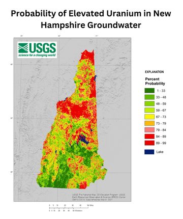 Probability of Elevated Uranium in New Hampshire’s Groundwater