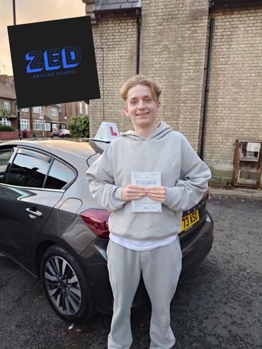Charlie passed 1st time at Wood Green test centre with only 1 driving fault
