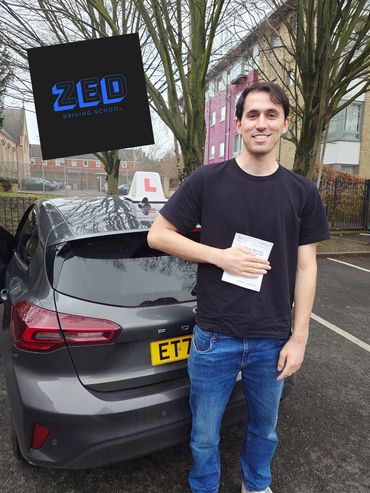 Daniel passed at Wood Green test centre