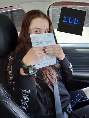 Ioanna passed 1st time at Wood Green with only 1 driving fault