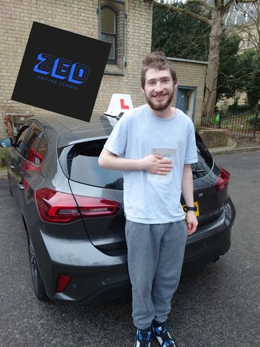 Jake passed 1st time at Wood Green test centre