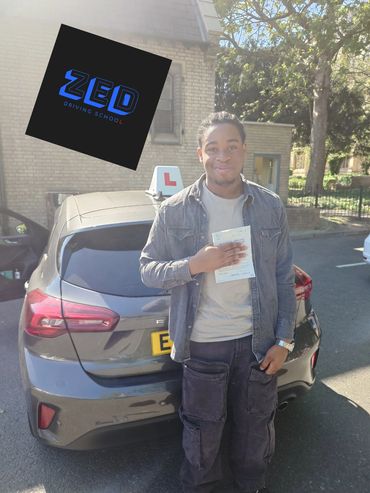 Michael passed 1st time today at Wood Green test centre