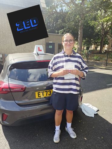 Molly passed 1st time at Wood Green test centre