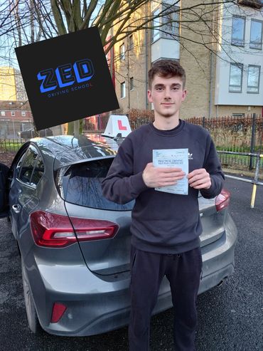 Nick passed 1st time at Wood Green test centre