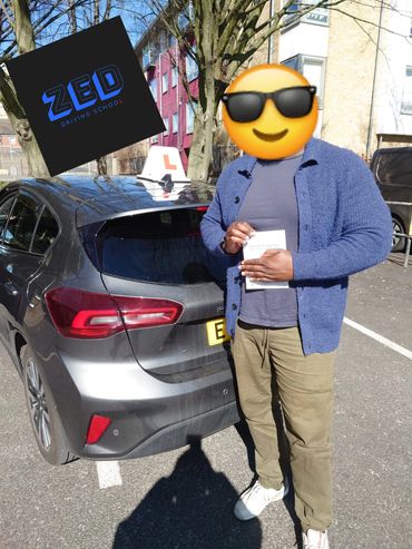 William passed 1st time at Wood Green test centre