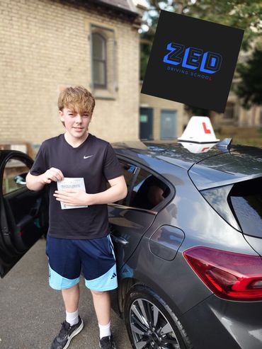 Nathan passed 1st time at Wood Green test centre
