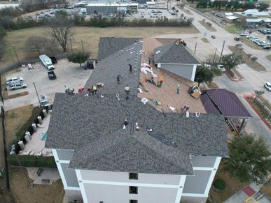 Commercial roof for Comfort Suits in Waco, TX