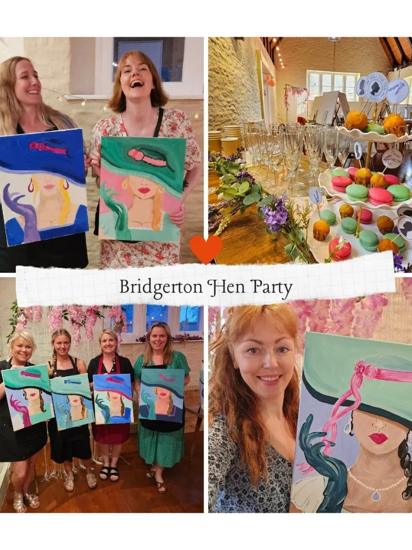 Bridgerton Painting Party Hen Party Hen Do Bristol