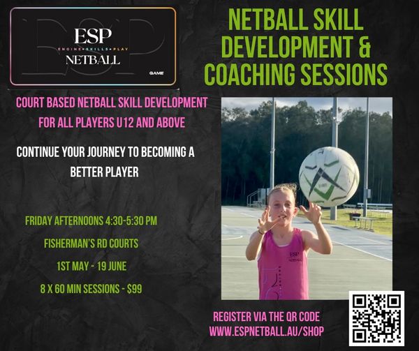 An 8 x week program to develop your all round netball skills and knowledge. These sessions are avail